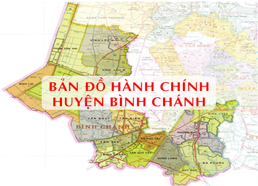 Bản đồ hành chính Huyện Bình Chánh