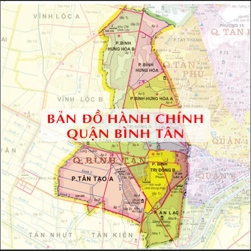 Bản đồ hành chính Quận Bình Tân