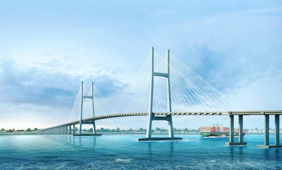Phối cảnh Dự án Cầu Phú Định nối Quận 8 với Quận 6